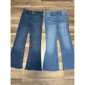 Wonder Nation Girls Pull On Flare Jeggings Set, Size 10/12